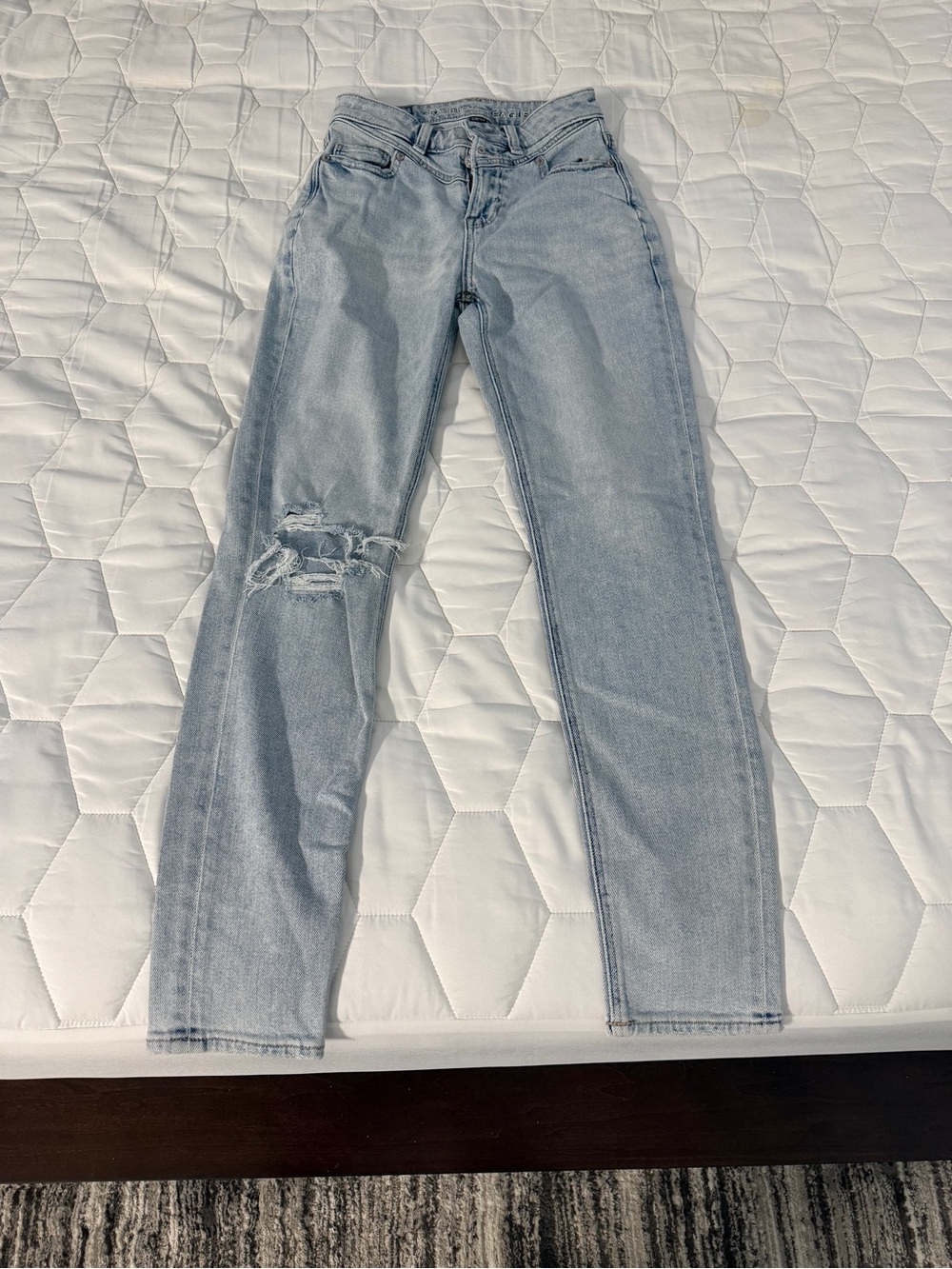 light wash straight jean
